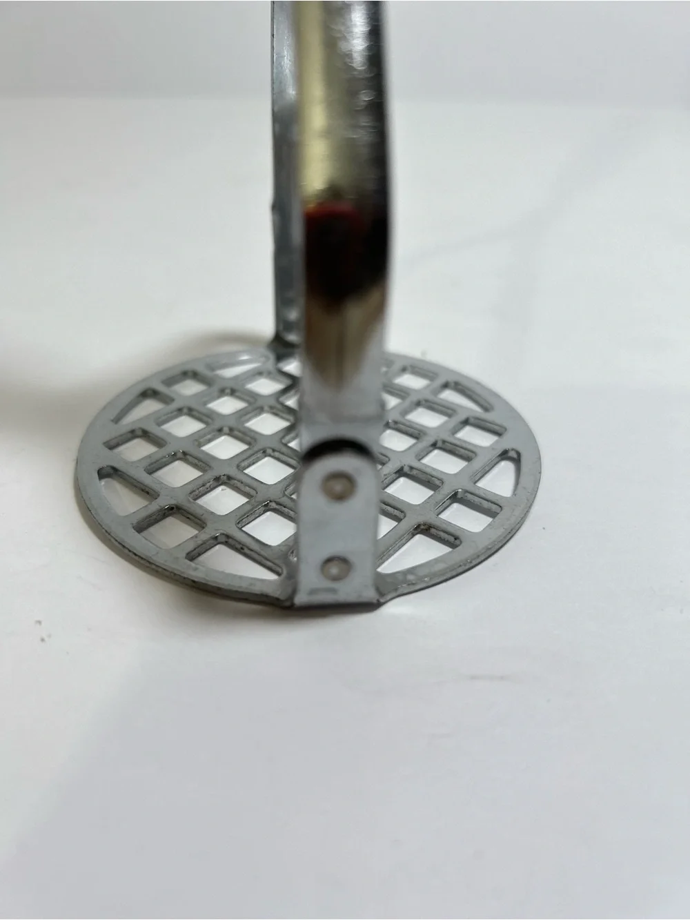 Vintage Blue Cornflower Masher Coordinate with Corning Ware Japan Stainless